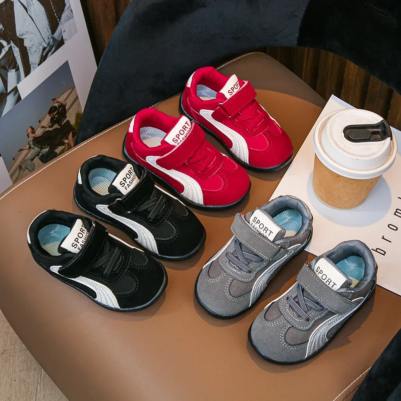 

2025 Winter New Children's Leisure Sports Shoes Comfortable Anti slip Outdoor Boys and Girls Fashion Running Shoes