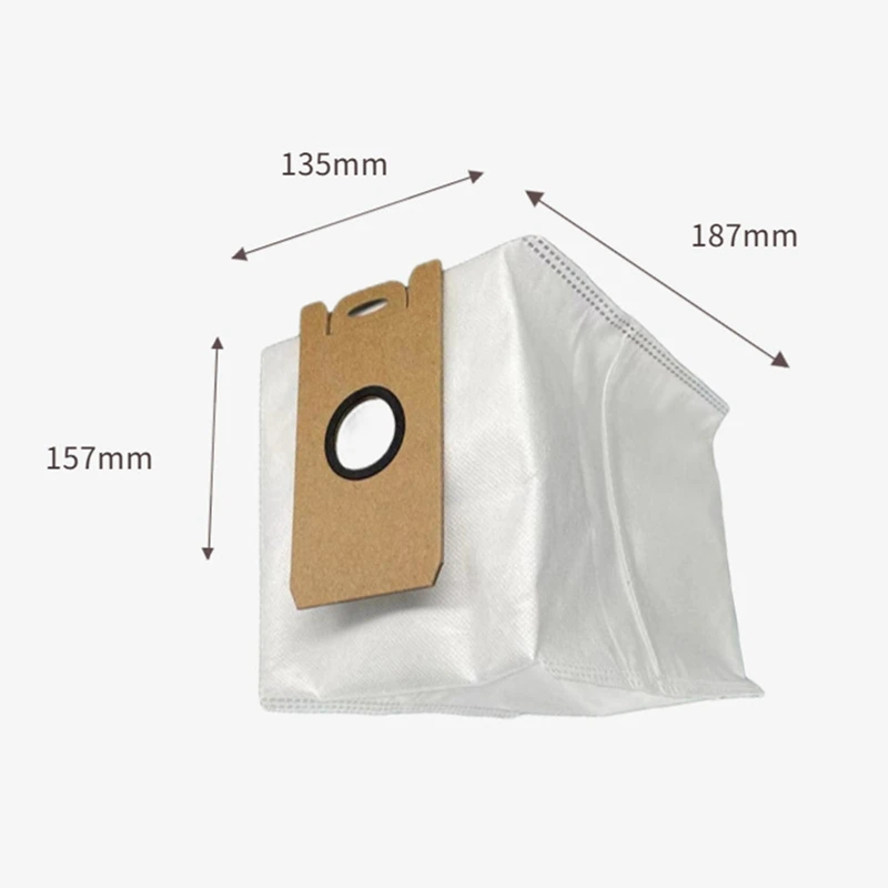 12Pcs Dust Bag For Xiaomi Lydsto W2 Robot Vacuum Cleaner Rubbish Bag Spare Parts