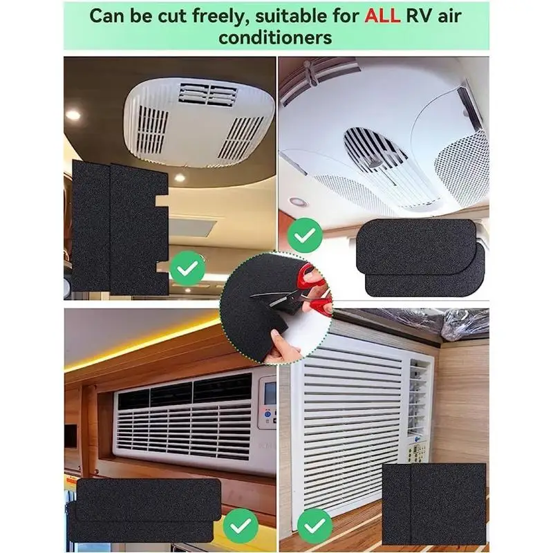 RV Air Conditioner Filters RV A/C Return Vent Cover Ducted Air Grille RV AC Filter Replacement RV Air Conditioner Cover For RV