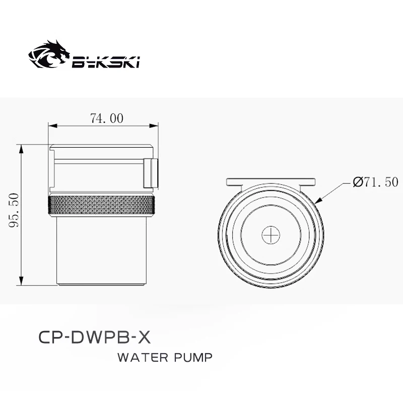 Imagem -02 - Bykski Strong Power Water Pump Silencioso 1400l h Refrigeração a Água para Beleza Médica e Instrumento de Motocicleta Elétrica Cp-dwpb-x