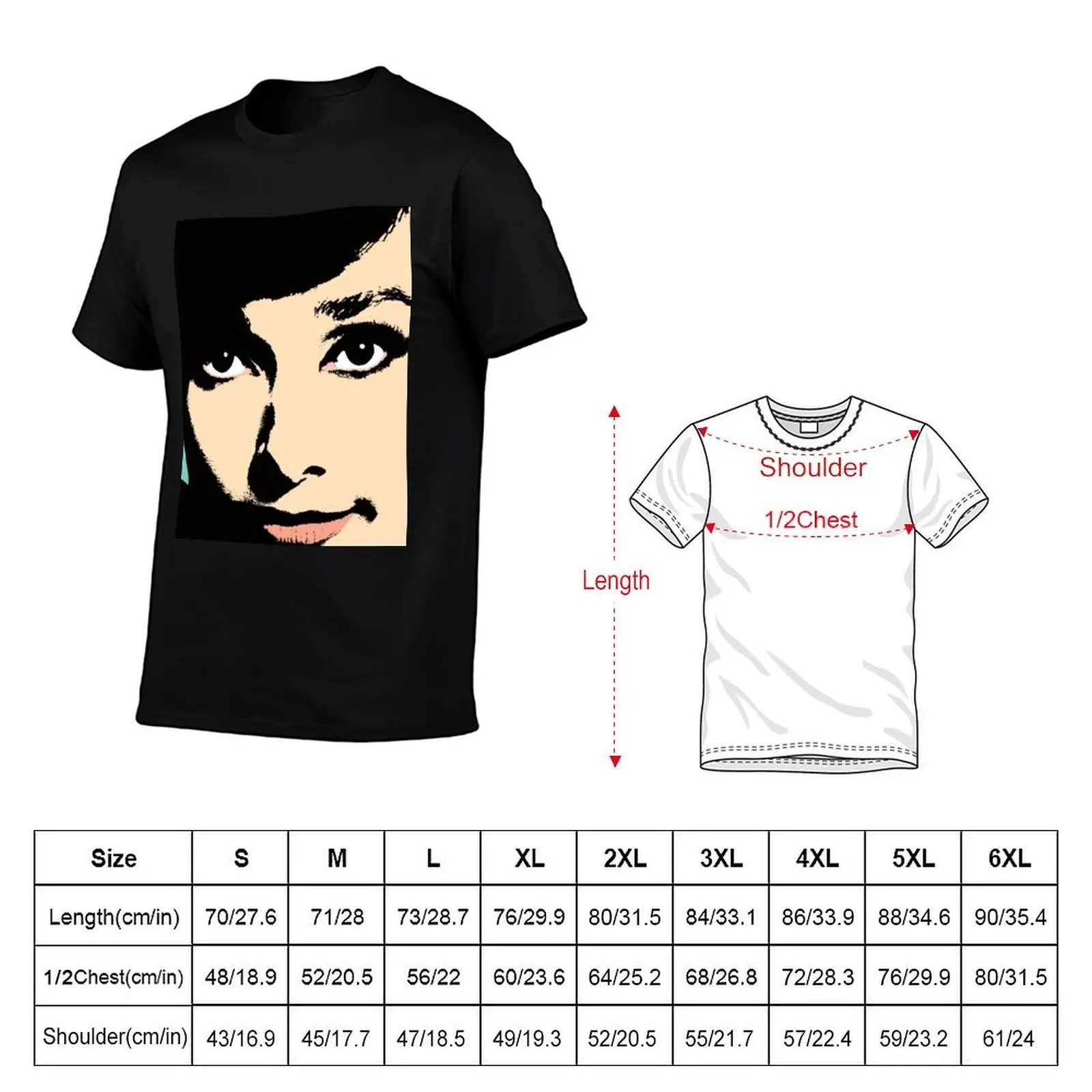 Audrey Hepburn T-Shirt boys animal print graphics mens tall t shirts