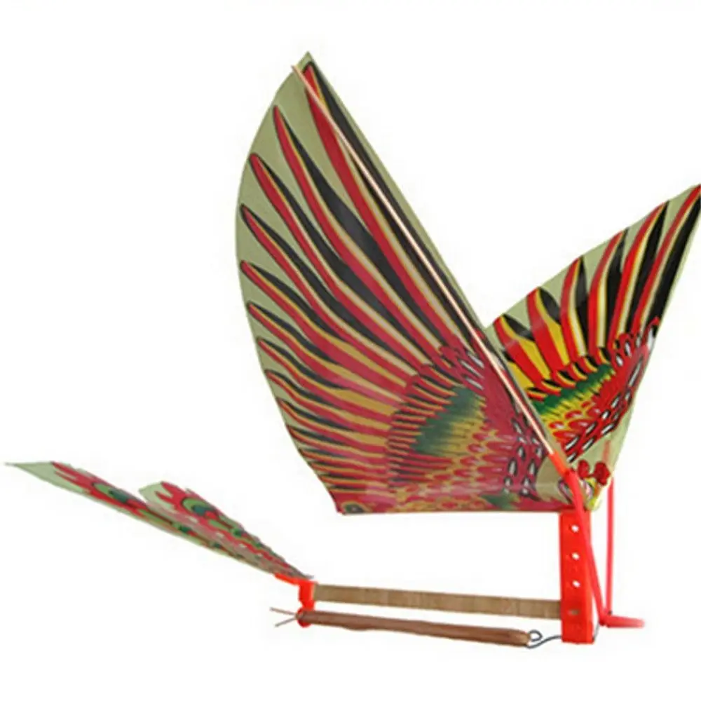 Geschenken Wetenschap Speelgoed Vliegtuigen Vliegtuigmodel Speelgoed Modelbouwpakketten Elastiekje Power Handgemaakte DIY Ornithopter Vogels Speelgoed