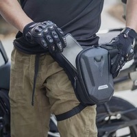Drop Leg Bag Motorcycle Waist Pack Pouch Waterproof Riding Cycling Thigh Tactical Bag with Hard Shell for Men,Microfiber Pattern