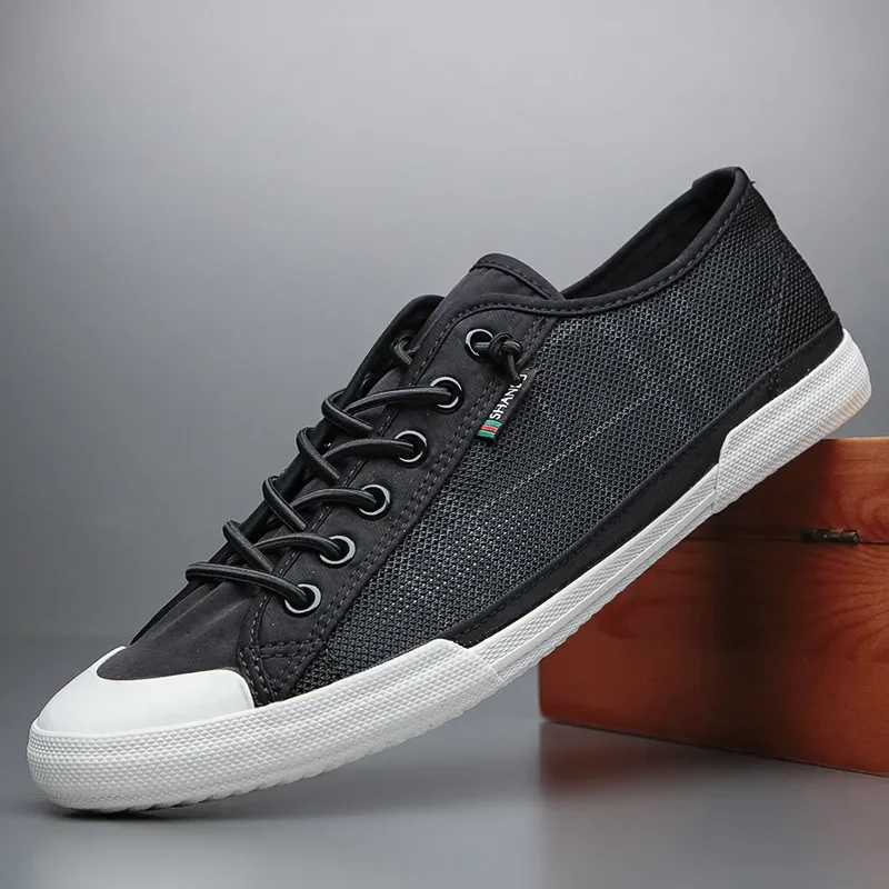 New Fashion Summer Sandals Walking Men Shoes Casual Sweat-Absorbant Breathable Air Mesh Walking Sneakers for Men Gray White