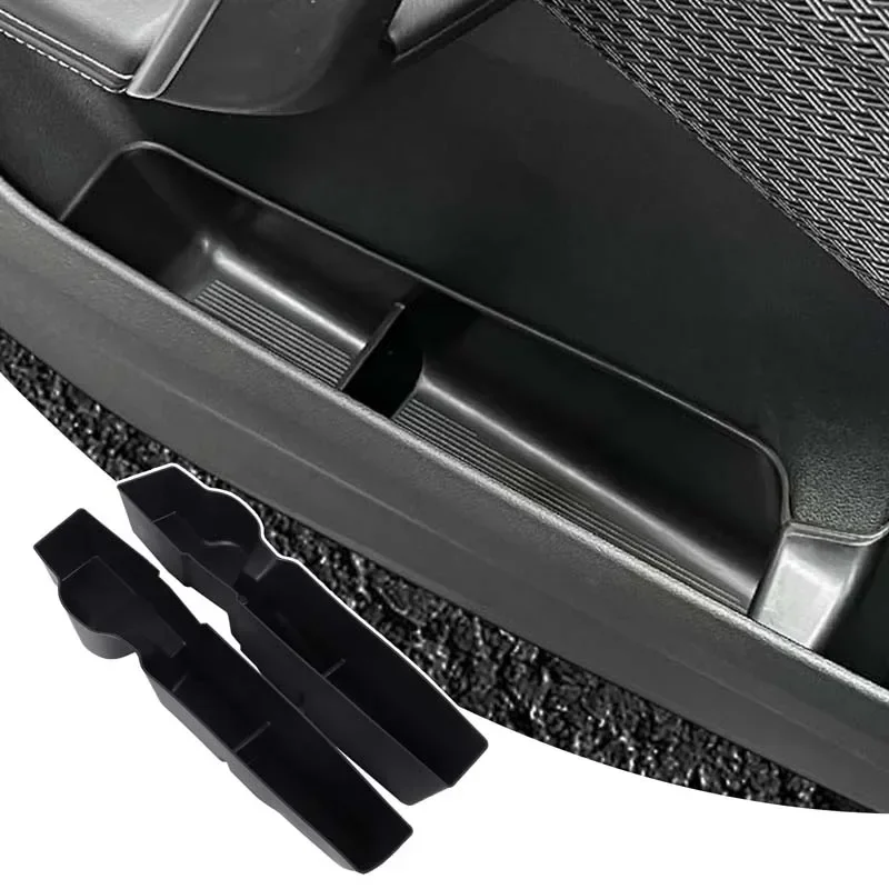 

For BMW X1 U11 IX1 2023-2024 TPE Black Car door slot storage box mobile phone tray water cup holder car interior accessories