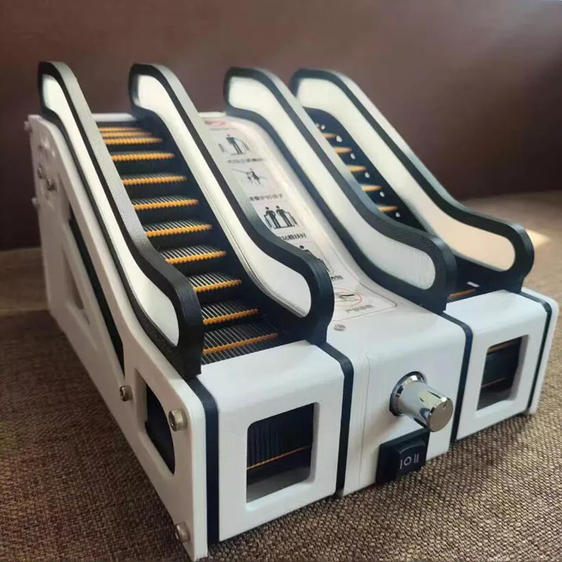 Portable Wireless Escalator Model with Adjustable Speed & Forward/Reverse – 3D Printed DIY Educational Toy
