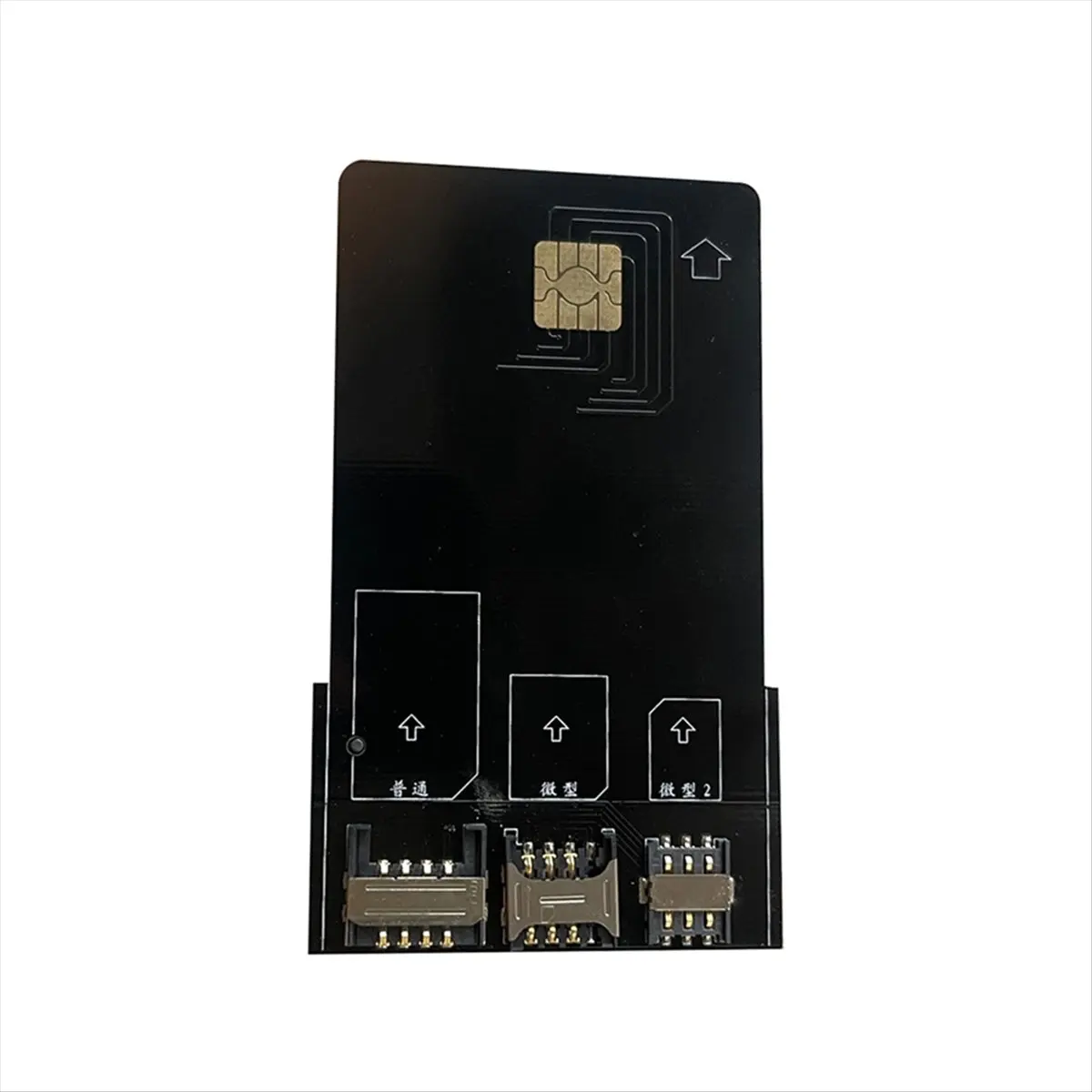محول بطاقة SIM إلى تمديد بطاقة IC للبطاقة الذكية لبطاقة Micro-SIM القياسية ومحول بطاقة Sim Nano #2