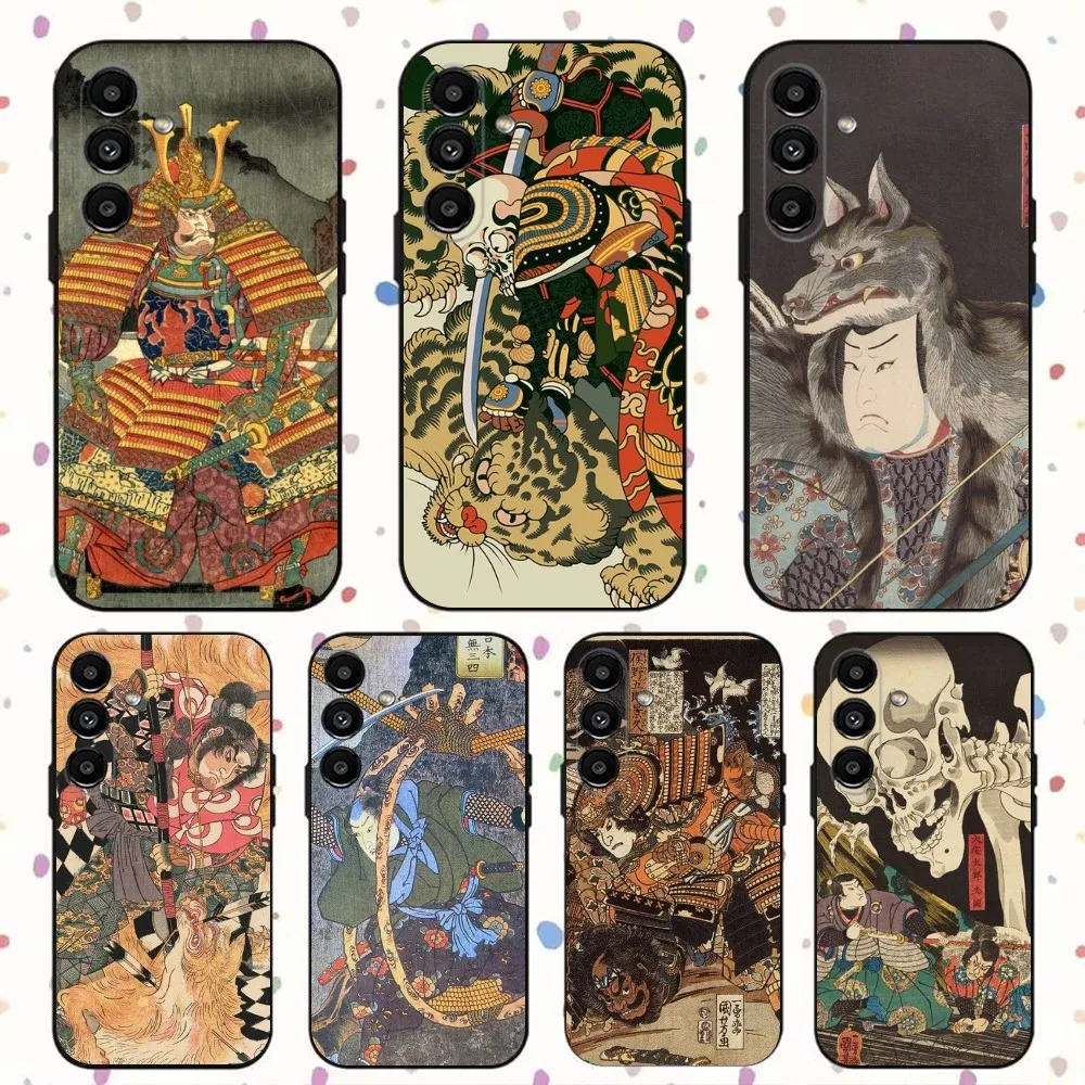 

utagawa kuniyoshi Phone Case For Samsung S24,S21,S22,S23,S30,Ultra,S20,Plus,Fe,Lite,Note,10,9,5G Black Soft Cover