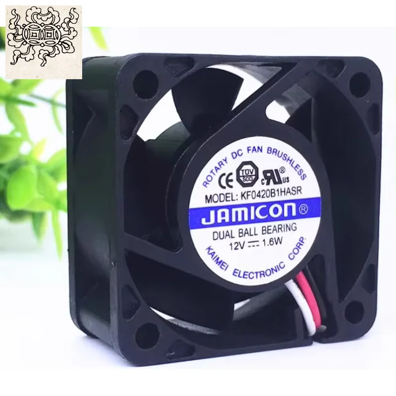 

Ltsf For JAMICON KF0420B1HASR DC 12V 1.6W 40x40x20mm 3-Wire Server Cooling Fan
