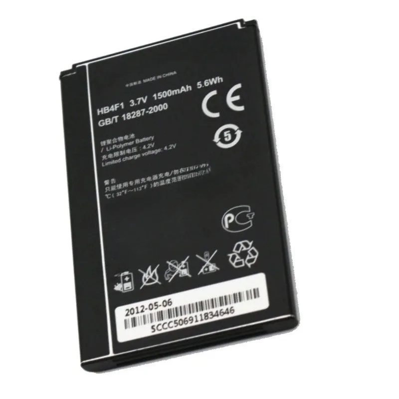 3.7V 1500mAh HB4F1 Battery For Huawei U8220,U8230,E5830,E5838,E5,C8600, E585, Ascend M860,,U8800,C8800,U8520 Battery