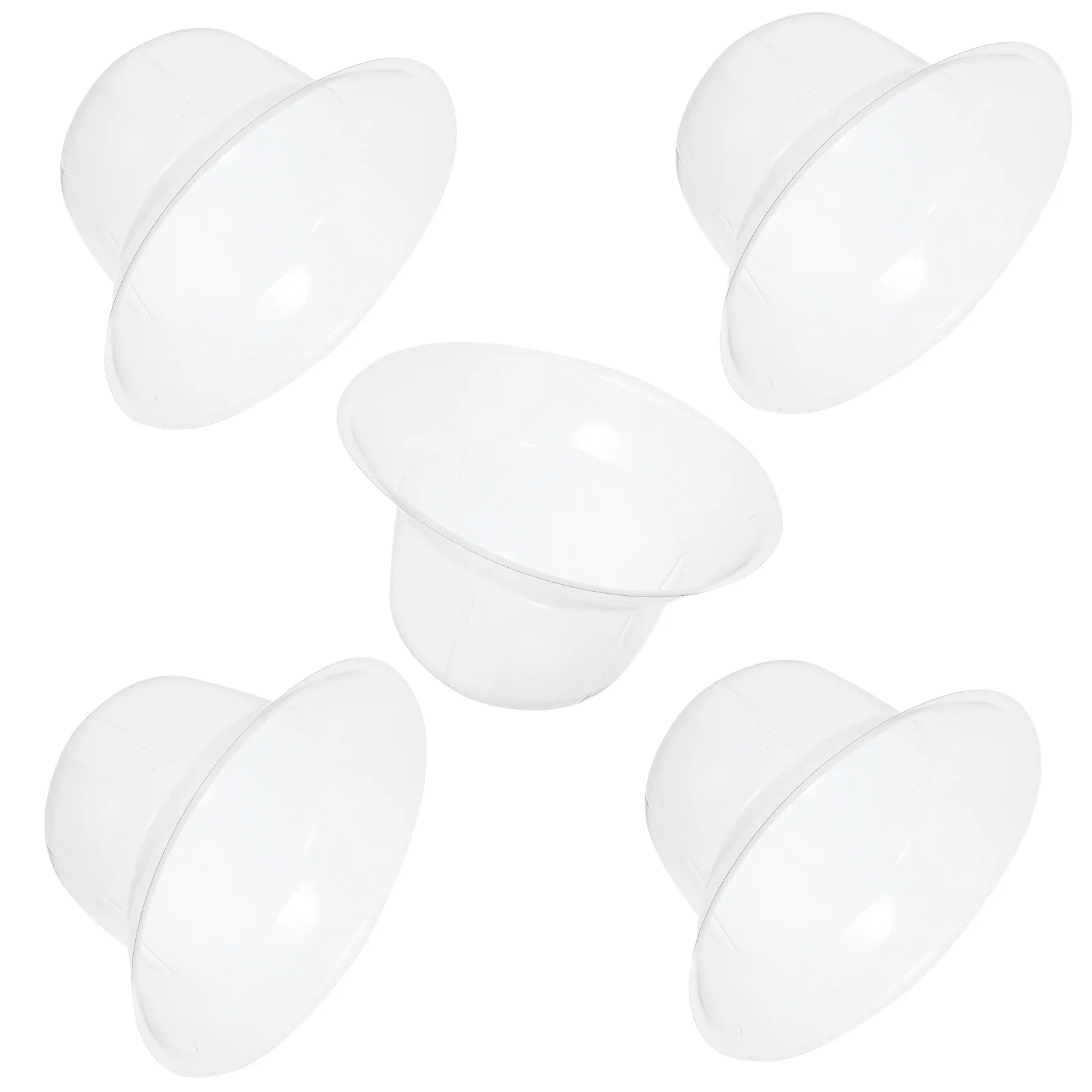 

5 Pcs Hat Rack Stand Baseball Cap Supplies Transparent Plastic Caps Display Supports