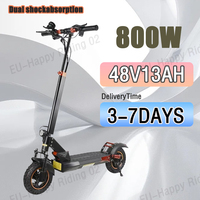 Mankeel MX-14 E Scooter 800W Peak Power 48V13AH Battery Dual Shockabsorption Scooter Electric 10-Inch Honeycomb Tires E-Scooter