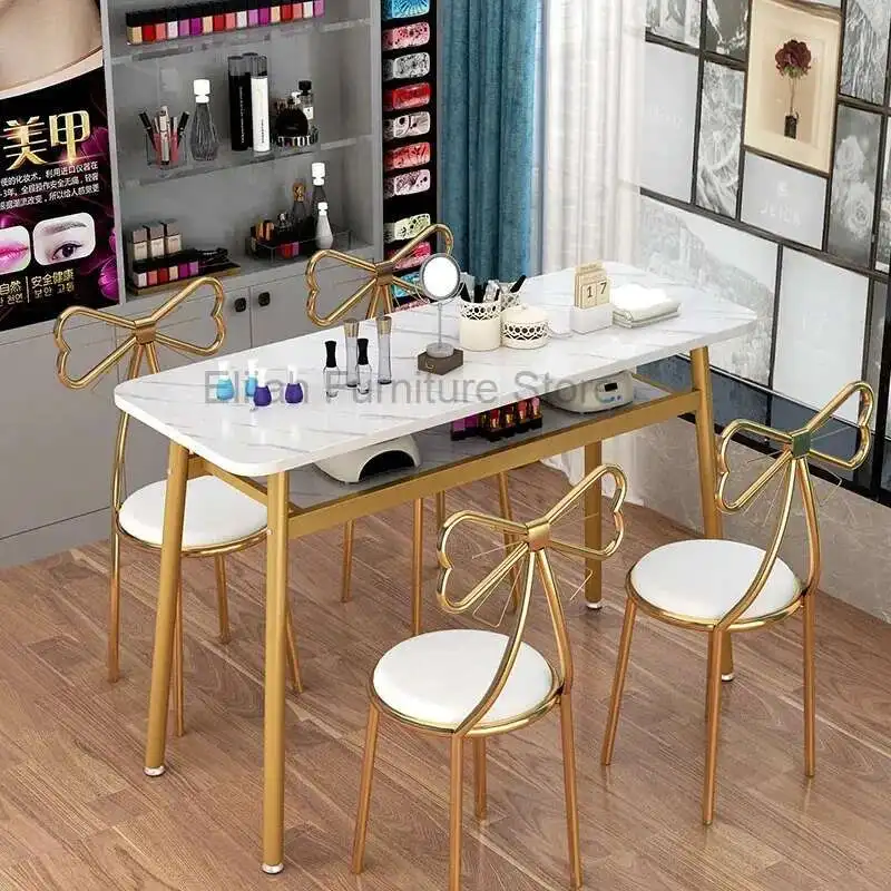 Professional Office เล็บตารางเรียบง่ายประณีต Dressing แต่งหน้าความงามเล็บตารางเล็บโต๊ะ Mesa Manicura เฟอร์นิเจอร์