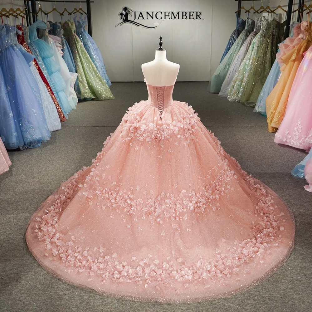 Chic Quinceanera Dresses for Girls Appliques Sleeveless Rhinestones Strapless Pleat vestidos de 15 quinceañeras Customized