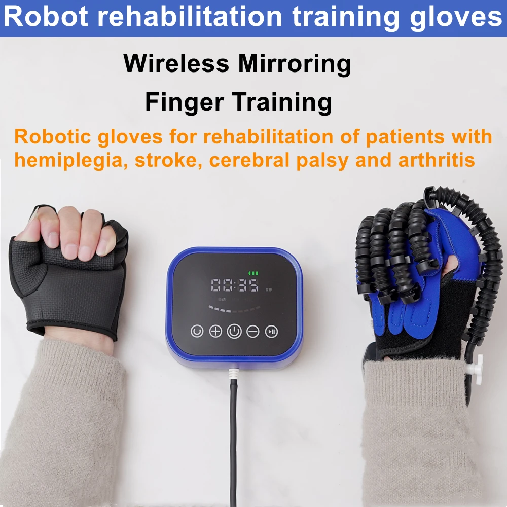 Rehabilitation Robot Glove Hemiplegia Stroke Recovery Equipment