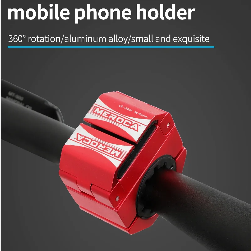 

Велосипедный держатель для мобильного телефона шириной 40–90 мм, сверхлегкий, компактный, милый, для шоссейного велосипеда MTB, алюминиевый сплав 360 ° Вращающийся держатель для телефона