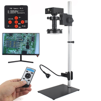 48MP 2K 1080P HDMI USB Industrial Digital Video Microscope Camera 130X Zoom C Mount Lens For Phone PCB Soldering Repair Tools