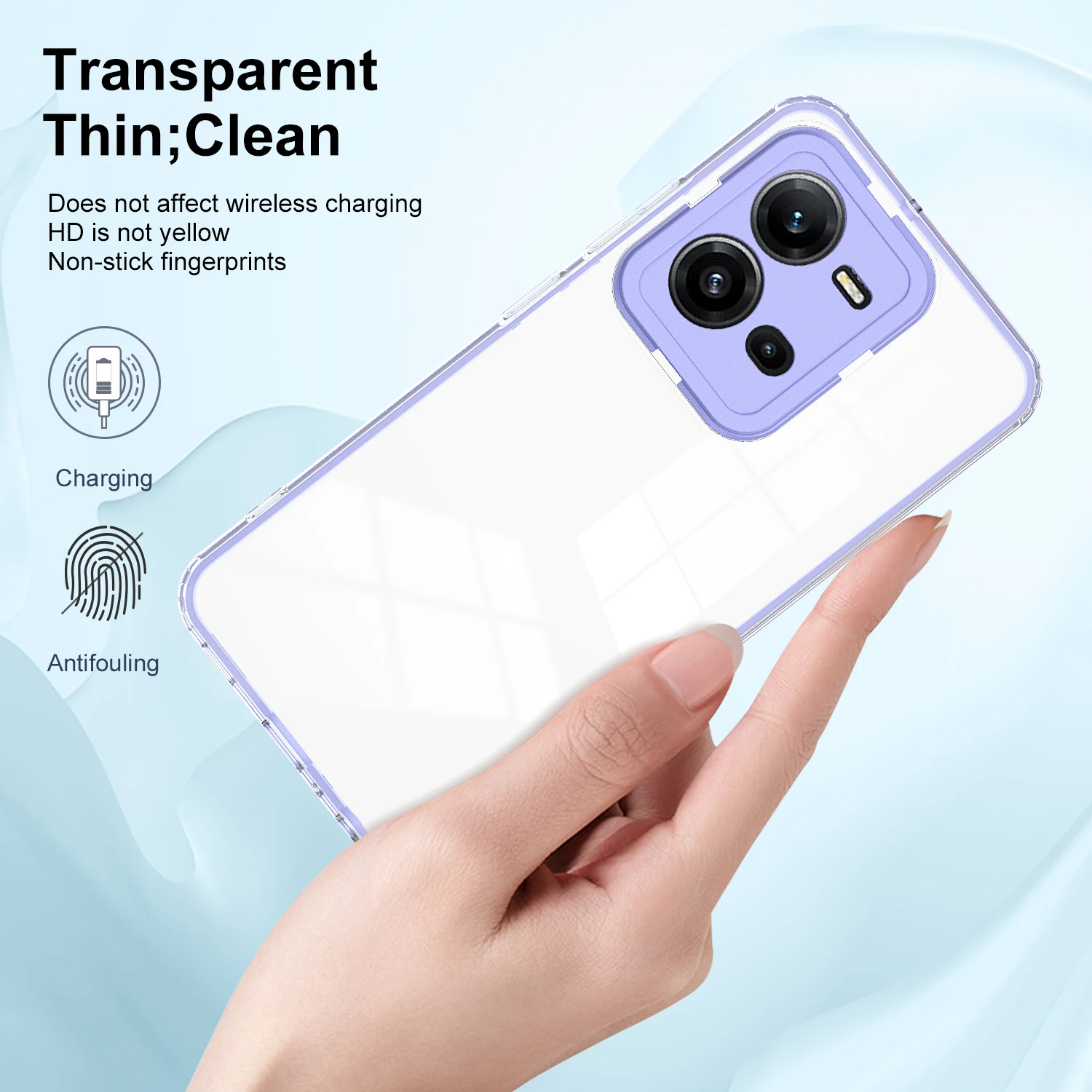 3 IN 1 Frame Clear Case for Vivo V25 5G V25E Transparent Luxury Soft Silicone Hard Back Shockproof Phone Cover VIVO V 25 25E 5G