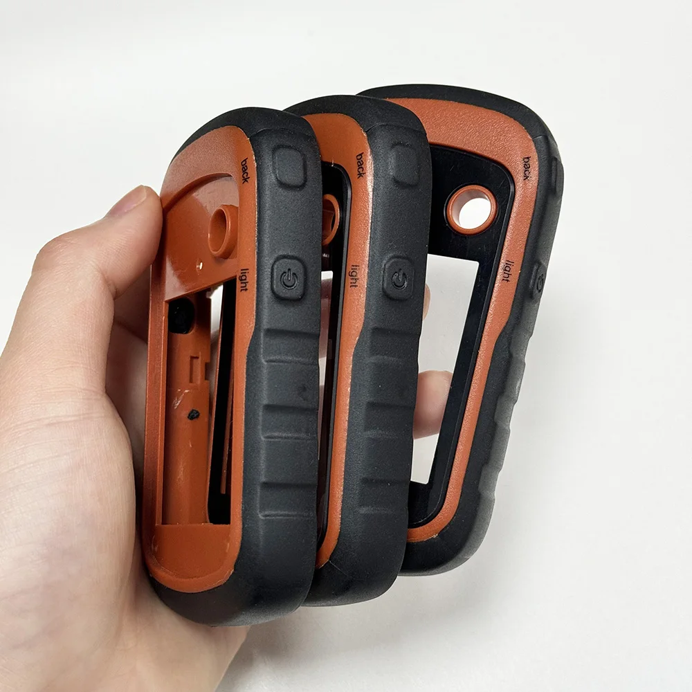 Peça opcional gps portátil para garmin etrex 20 20x capa frontal com/sem painel frontal de vidro botões laterais replacemen