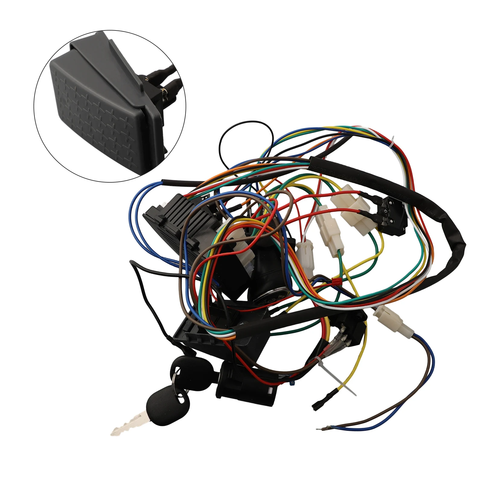 Elektroauto für Kinder zum Selberbauen, Modifikationsset mit Kabeln und Schaltern, 2,4G Bluetooth-RC und Controller für selbstgebautes Baby-Elektroauto