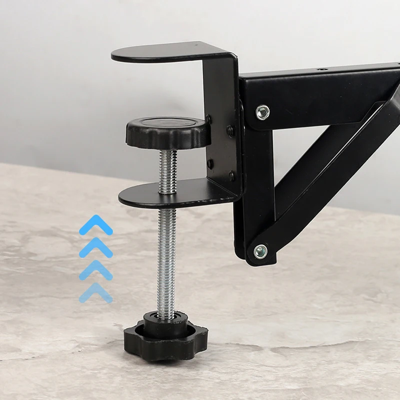 New Sale L-shaped Foldable Desktop Bracket Heavy-duty Punch-free Space-saving Desktop Extension Plate Rack Hardware Accessories