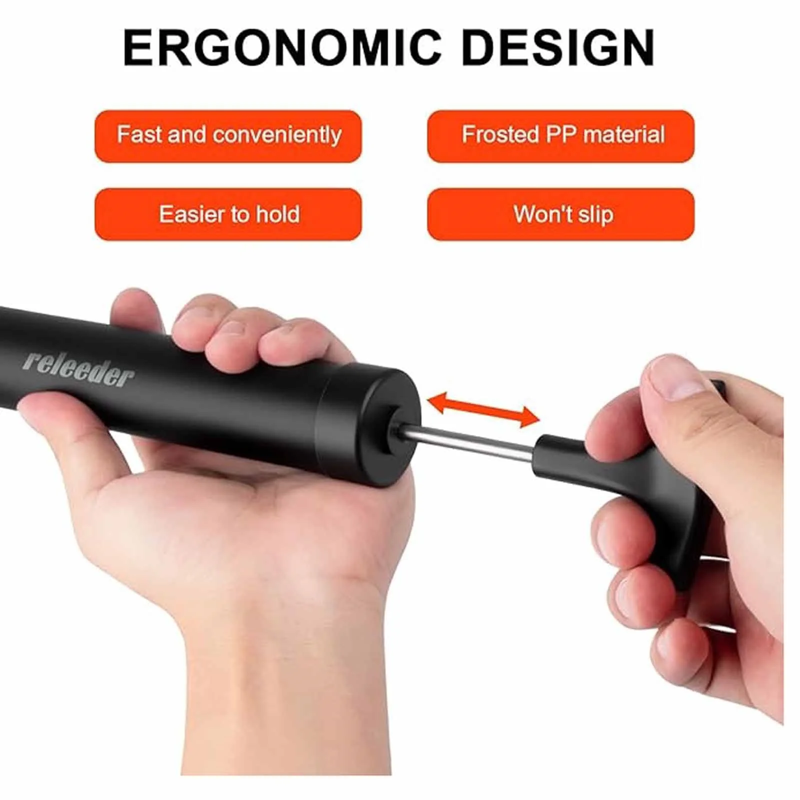 Portable Basketball Football Inflation Tube Manual Inflating Needle Soccer Basketballs Beach Ball Air Pumps Inflating Push Hose