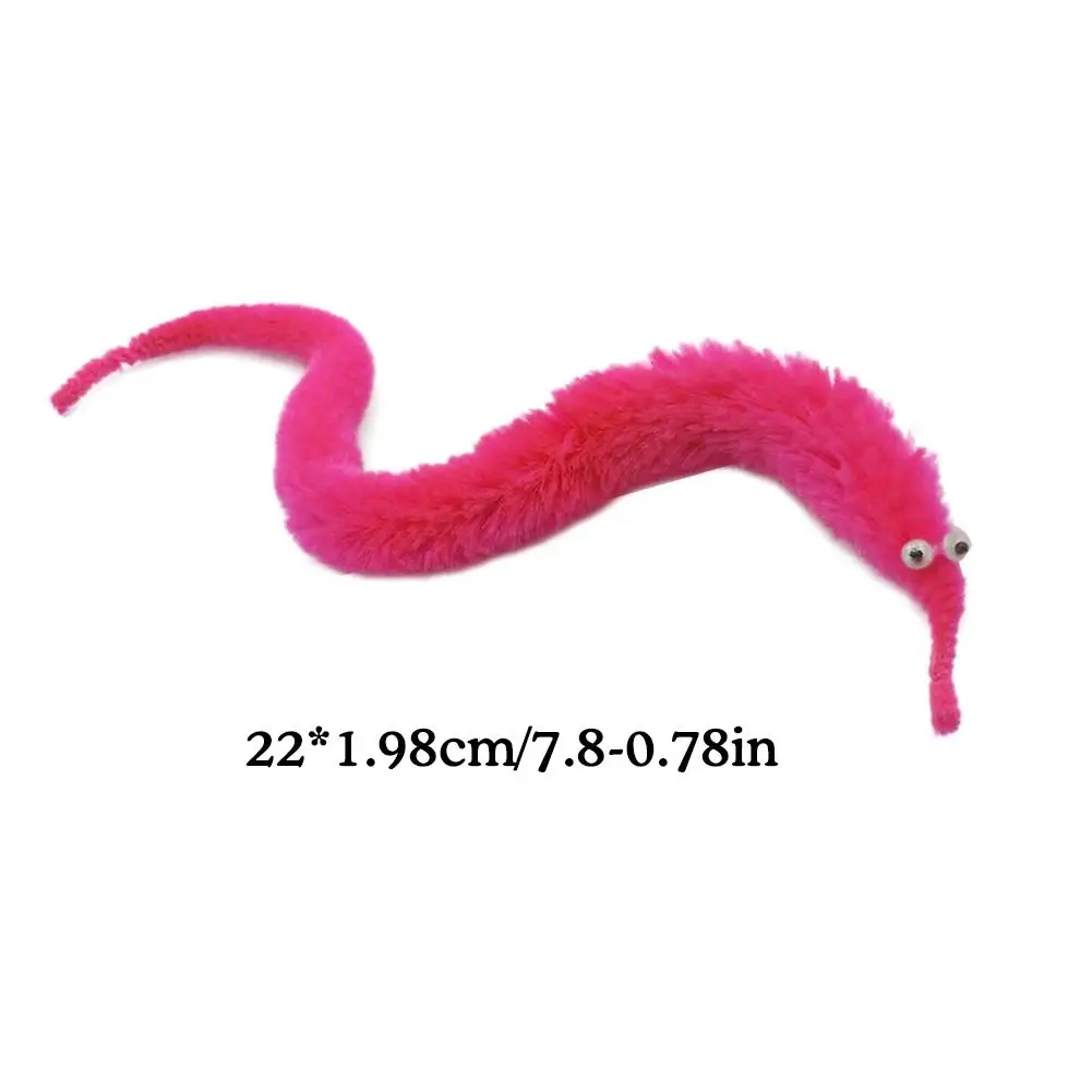 Funny Worm Magic Props Toys For Children Kids Beginners Wiggly Twisty Worm With Invisible String Party Games Trick Toys