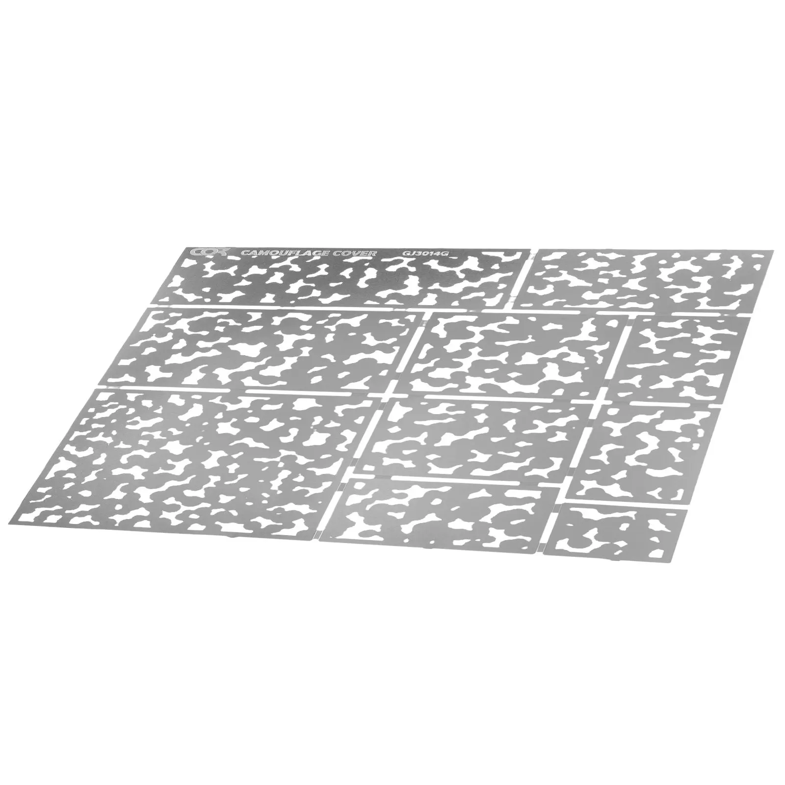 

Многоразовый трафарет из нержавеющей стали для маскировки при покраске распылением, шаблон для DIY-проектов, камуфляжная накладка