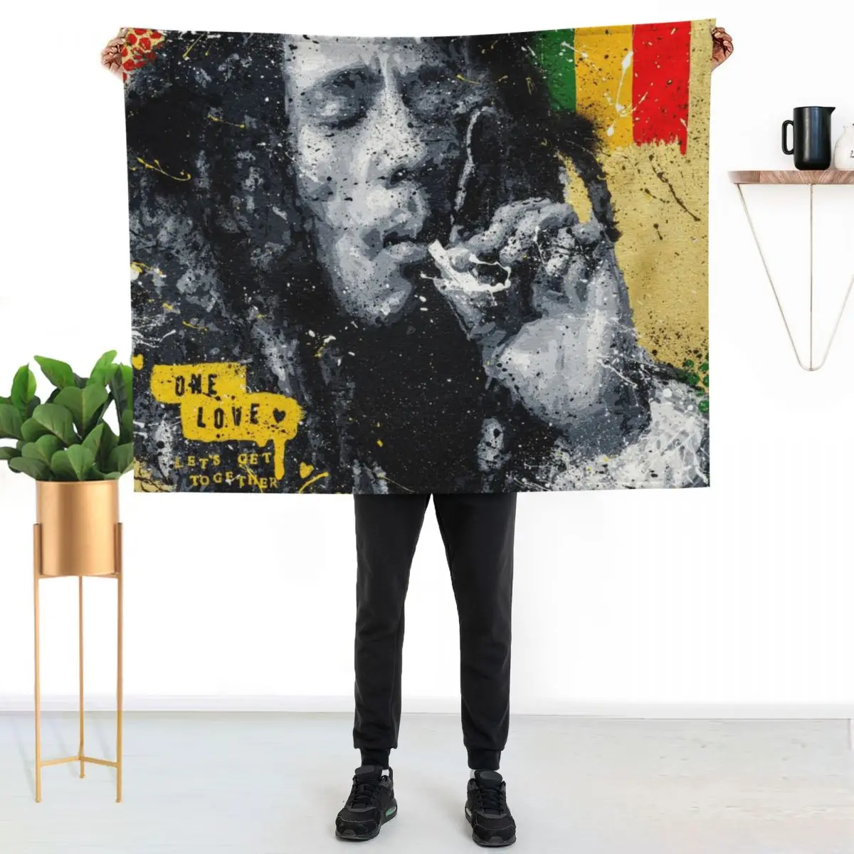Bob Marley - Original Portrait Throw Blanket blankets ands for sofa Softest christmas decoration Flannels Weighted Blankets
