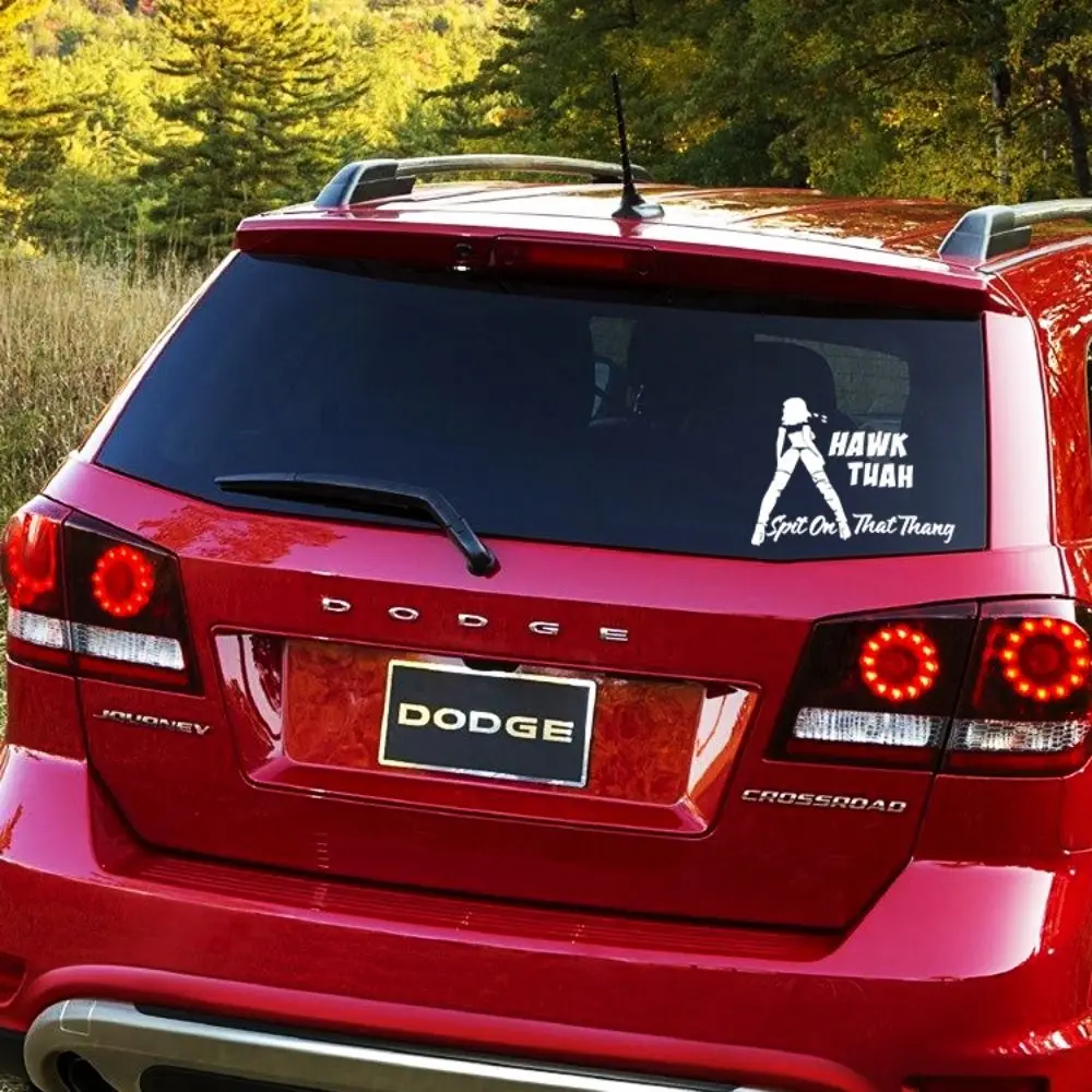 

Fashion Hawk Tuah Spit On That Thang Stickers Waterproof Removable Car Back Vision Glass Stickers Self-adhesive Funny