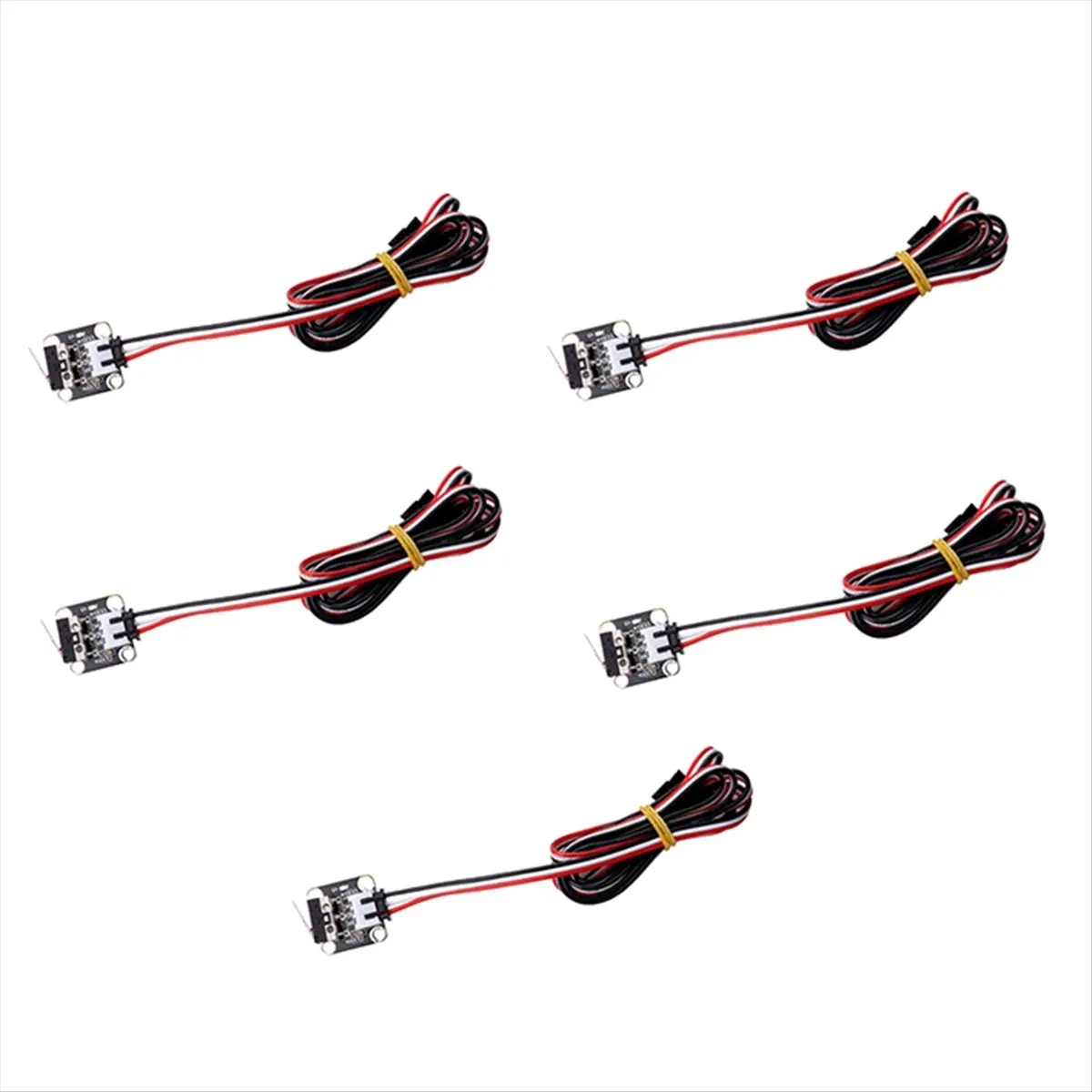 A85P 5PCS End Stop Limit Switch 3Pin Micro-Type Switch Horizontal Limit Switches 3D Printer Parts Easy Installation