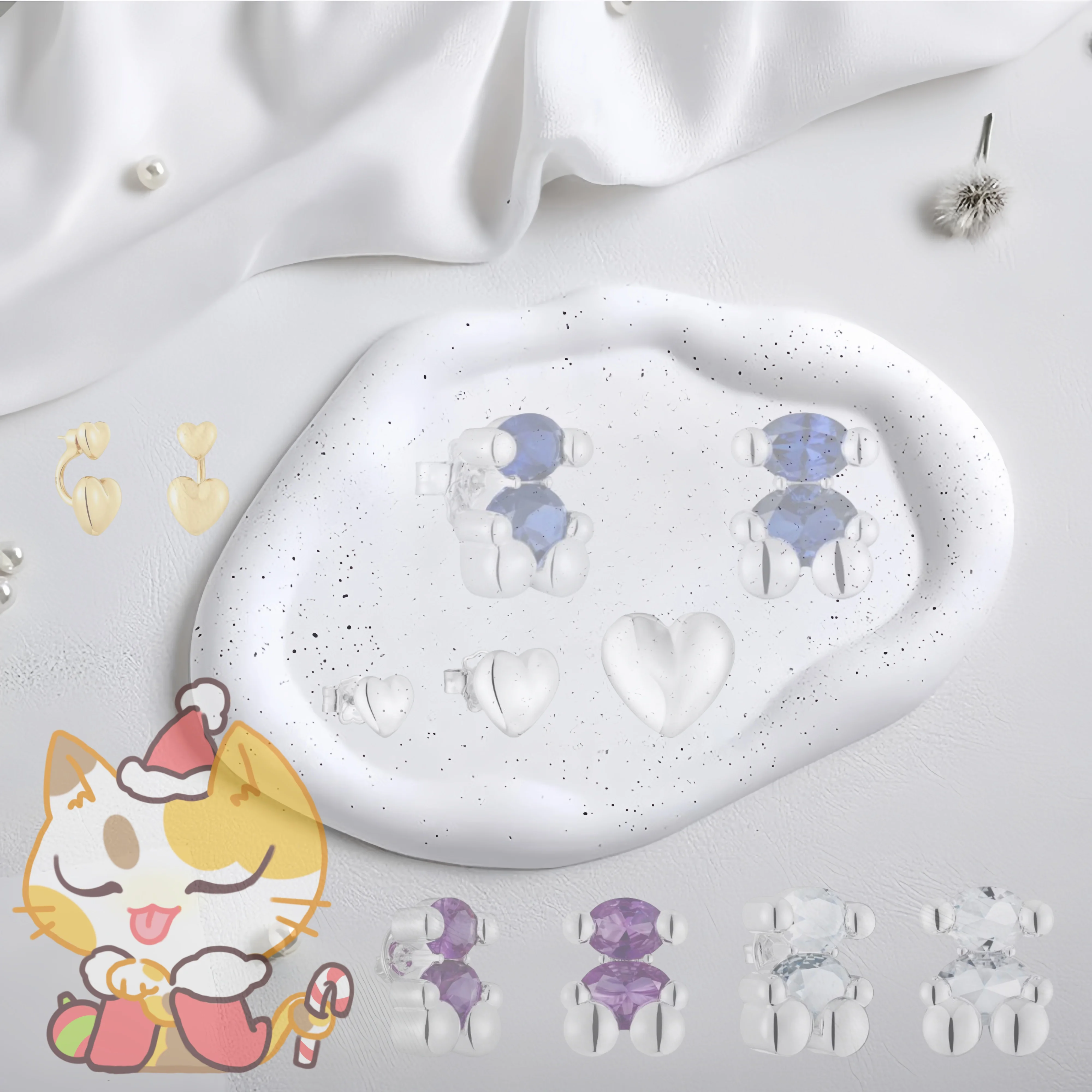 

2025 Hot Selling Brand Women's Bear Earrings Fashionable, Simple, High-end Jewelry Suitable for Gifting To Friends