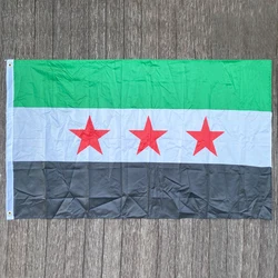 xvggdg   old  Syria  Flag 3ft x 5ft Hanging Syria Flag Polyester standard Flag Banner