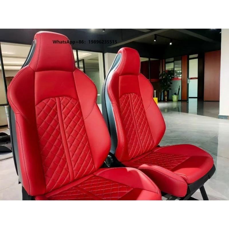 High-End Feel Luxury Leather Breathable Car Seat  Full Set Custom Precision Fit Seat