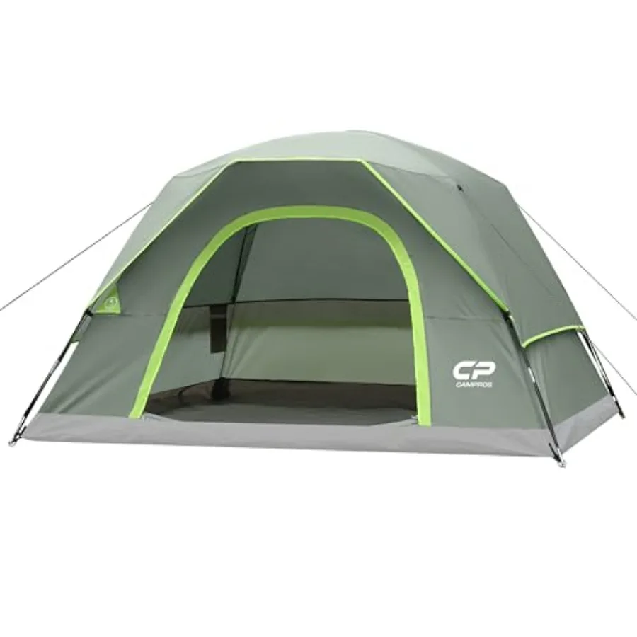 

Tents for Camping 2/4/6 Person Tent Waterproof Windproof Double Layer Camping Tent Easy Setup Dome Tent with Large Mesh Windows