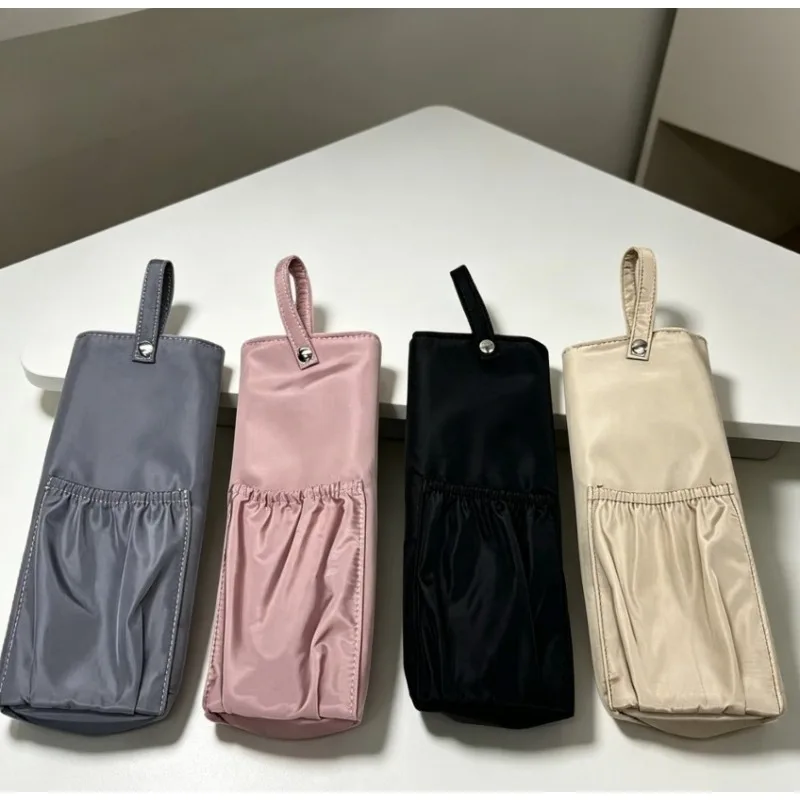 Hanging Hair Dryer Pouch  Anti-Scald Material | Large Capacity Trave Bag for Flat Iron Brush & Accessories