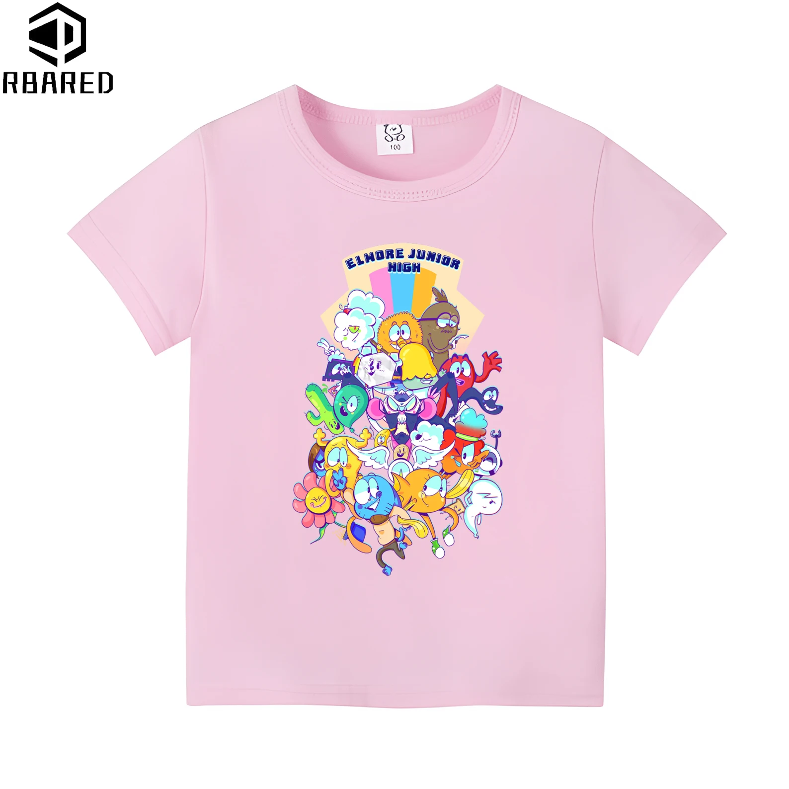 The Amazing World of Gumball 100% Cotton Winx Baby Summer Clothes 2024 Kids Clothes Children\'s T-shirt Brands Pikmin Girls Tops