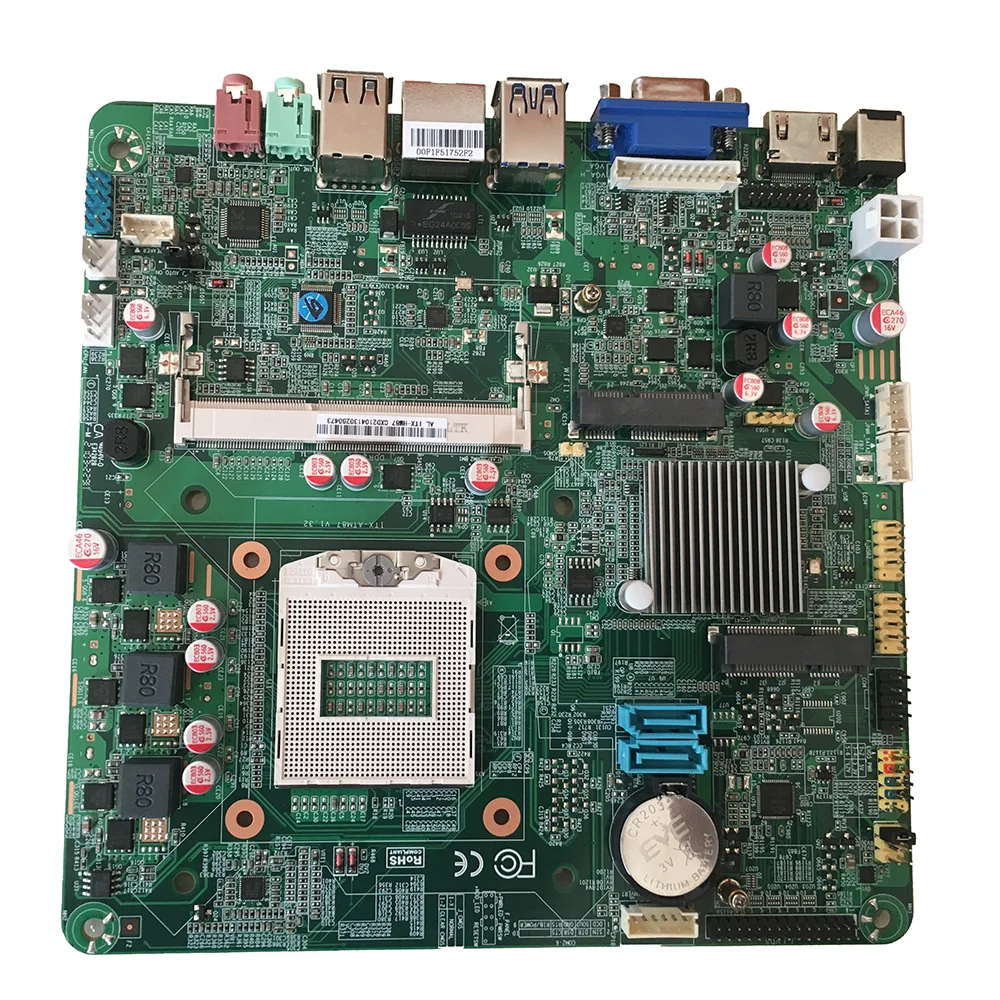 Original All-in-One Motherboard For ITX-ATM87 V1.32 HM87 LGA946 30 PIN Perfect Test,Good Quality