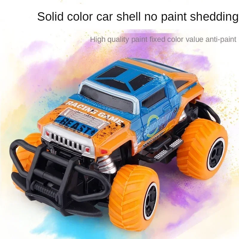 New 1:43 Graffiti Stone Wireless Remote Control Off-road Car Model Child Indoor Outdoor Competition Game Tough Toy Car Kids Gift