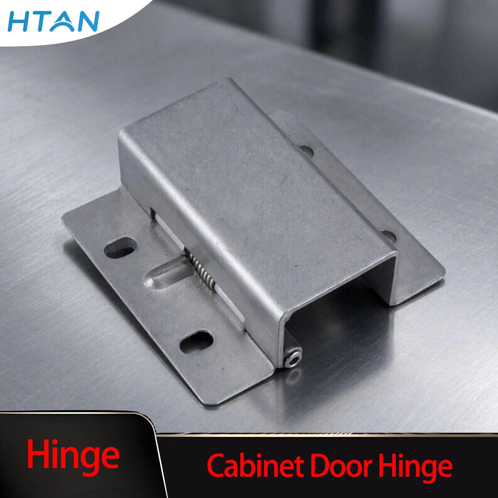 2pcs Stainless Steel Spring Hinge for Industrial Furniture Cabinet Doors Right Angle Bending Welding Automation Equipment