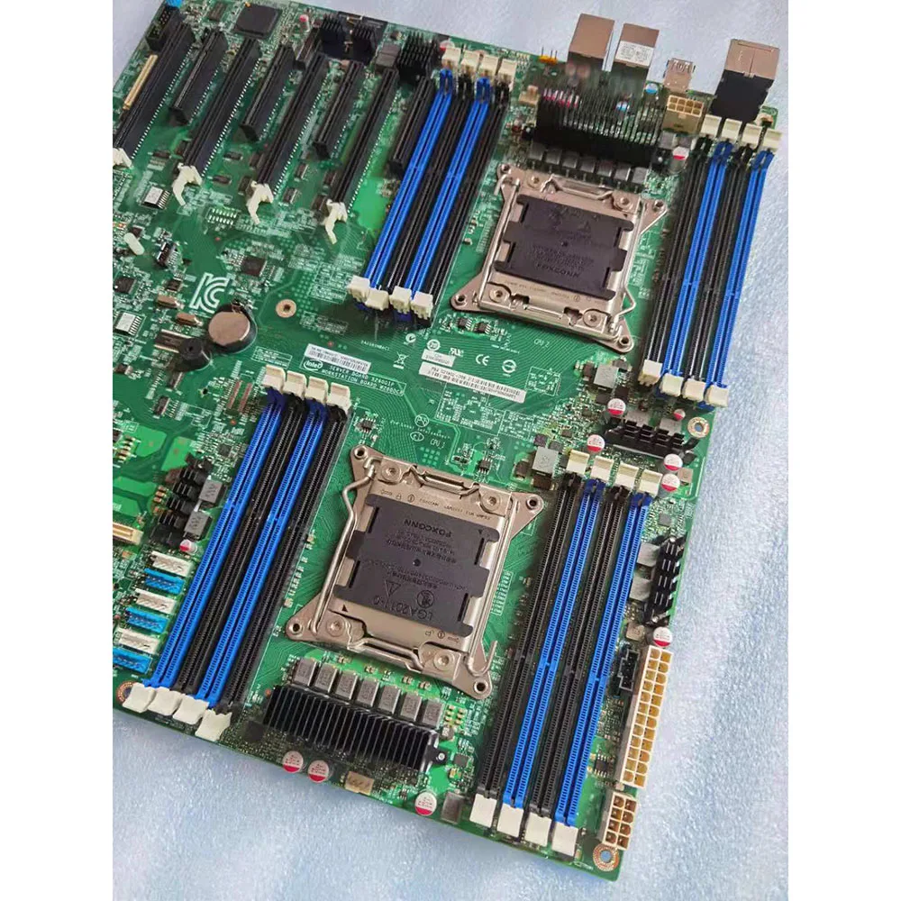 Серверная материнская плата W2600CR, 4-канальная розетка R C602, работает отлично