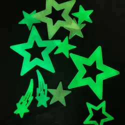 Luminous Wall Sticker Stars Room Decorations for Christmas Festival Decor Glow in the Dark Stickers Fluorescent Star