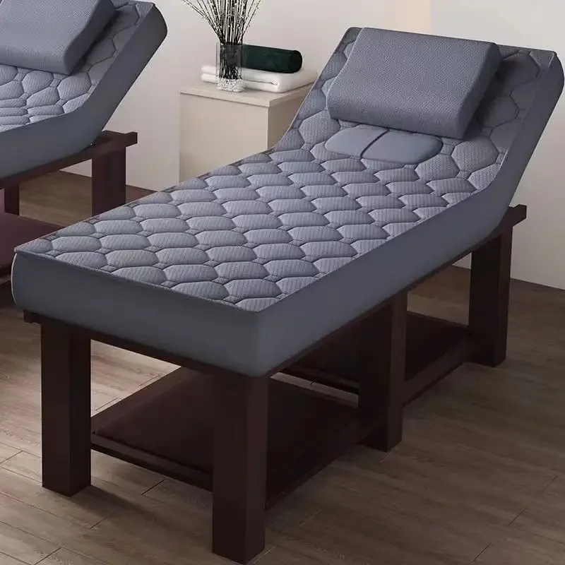 Cama de pedicura blanca japonesa, mesa plegable para masaje de tatuaje, cómoda, Spa Facial, cuerpo completo, muebles portátiles, MQ50MB