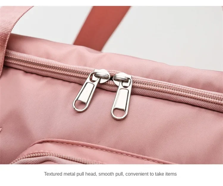 Bolsa de viaje de gran capacidad para mujer, bolsa de gimnasio para fin de semana, bolsas de lona para la noche con comp