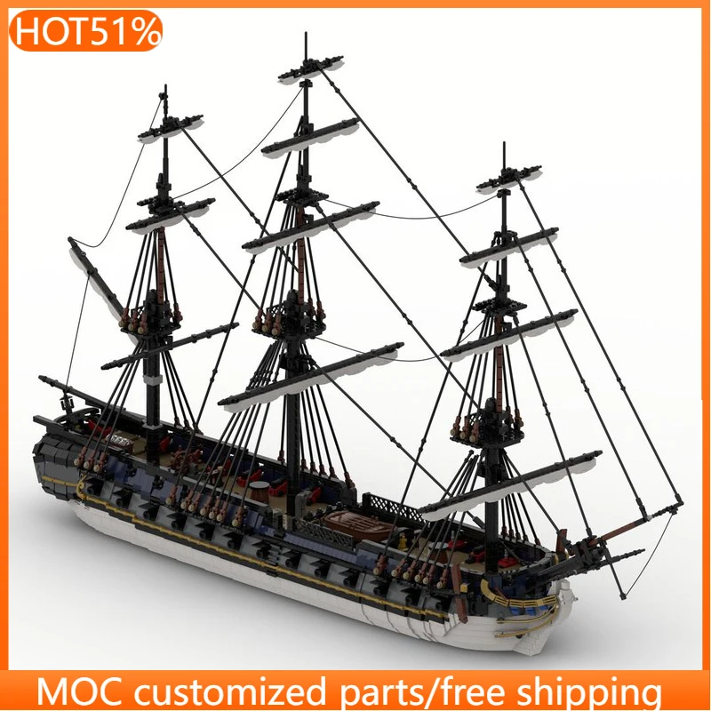 

7273 деталей: Конструктор-фрегат «Сурвайлер» (MOC), модульный набор для сборки, популярная технологичная игрушка для детей, подарок на фестиваль, сделай сам