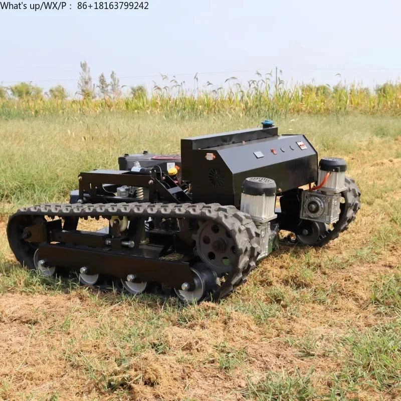 

Small River Embankment Slope Remote Control Weeder Unmanned Grass Breaker Garden Greening Self-walking Lawn Mower