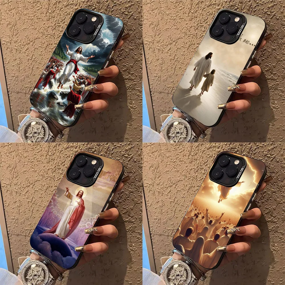 

Christian Religious Jesus Phone Case Phone Case For iPhone 14 16 15 11 12 13 Pro Max Mini Plus Shockproof Cover