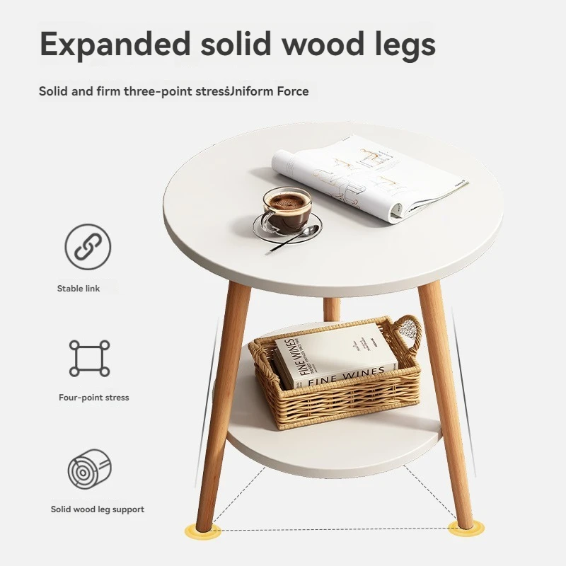 

Small Coffee Table, Side Table, Small Table, Rental House, Simple Household Use, Small Round Table, Balcony, Storage Table