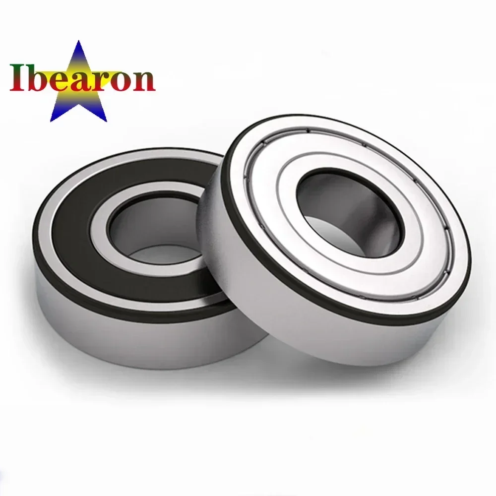 محامل كروية ذات أخدود عميق 6006ZZ/6006-2RS معدنية محمية/مطاط مختومة لآلات السيارات (قطعة واحدة)