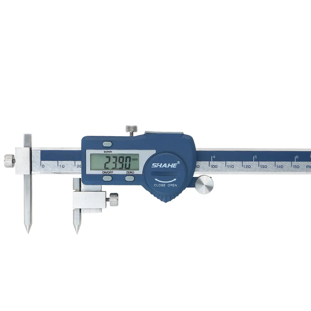SHAHE 5-150/5-200/5-300mm Calibro digitale a distanza centrale Micrometro digitaleAcciaio inossidabile
